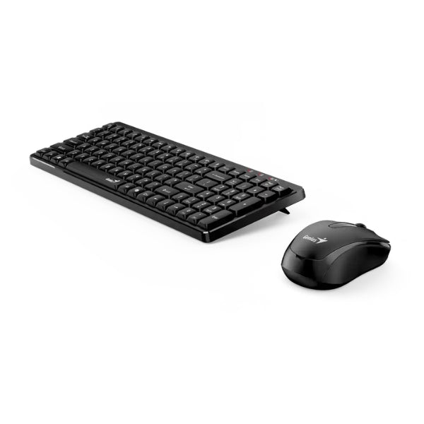 Combo - Teclado - Mouse - Genius - Luxemate Q8100 - Inalámbrico - USB - Español - 1200DPI - 3 Botones Multimedia - Negro - 31340019401