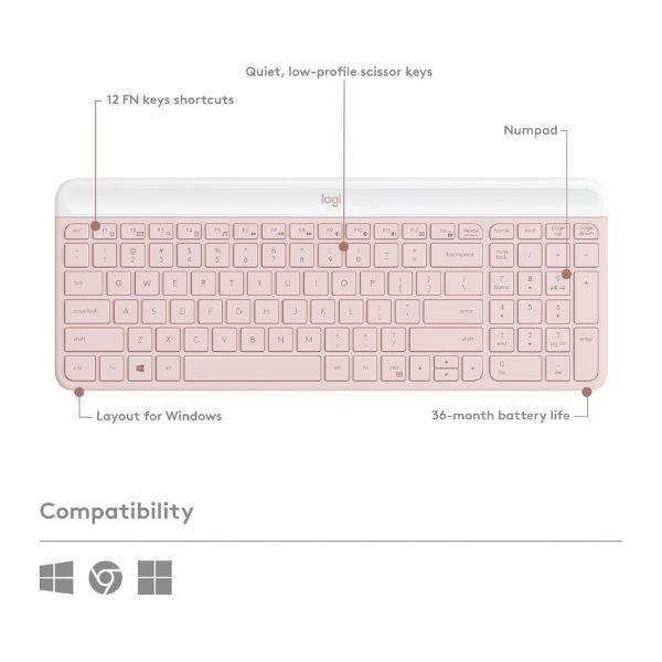 Combo-Teclado-Mouse-Logitech-MK470-Wireless-Rosado-_10