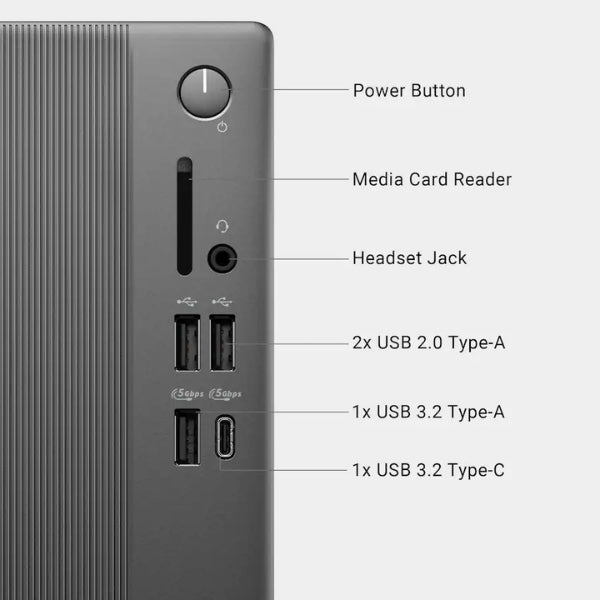 Computador-Dell-Slim-Desktop-Intel-Core-Ultra-7-265-(5,3-GHz)-16-GB-DDR5-1-TB-NVMe-M,2-Intel-UHD-Graphics-180-W-Win-11-Home-Black