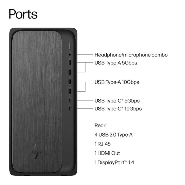Computador-HP-OmniDesk-AMD-Ryzen-7-8700G-(5,1-GHz)-16-GB-DDR5-1-TB-NVMe-M,2-AMD-Radeon-780M-280-W-Win-11-Home-Gray-Wood