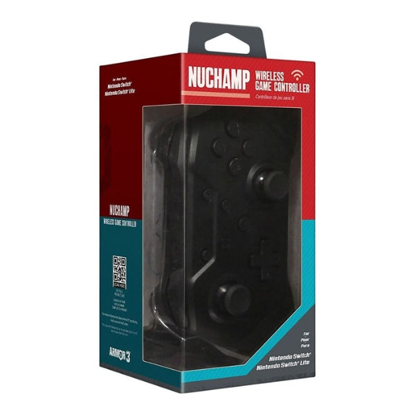Control - Gaming - Armor3 - NuChamp - Wireless - Game - Controller - Inalámbrico - Bluetooth - Switch - Switch - Lite - Turbo - Paletas - Remapeables - M07467-BK - Negro