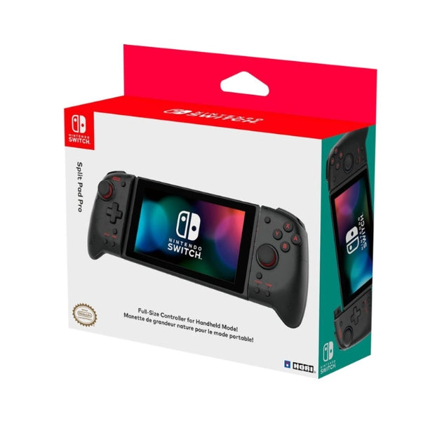 Control - Gaming - HORI - Split - Pad - Pro - Switch - Switch - OLED - Modo - Portátil - Botones - Programables - Turbo - 810050910101 - Negro