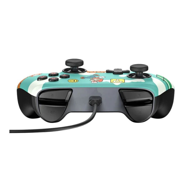 Control - Gaming - PowerA - Advantage - Wired - Controller - Mario - Time - Cableado - Switch - 2 - Hall - Effect - C - Button - Botones - Programables - NSGP0527-01 - Azul