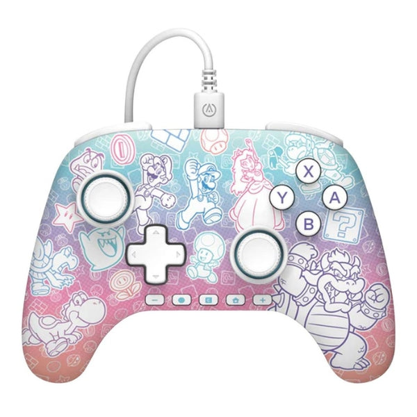 Controlador-Con-Cable-Advantage-para-Nintendo-Switch-2-Mushroom-Kingdom-NSGP0526-01-Color-Azul