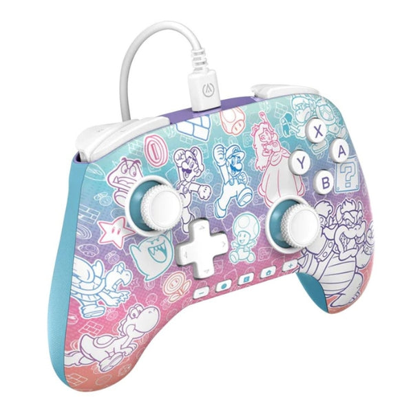 Controlador-Con-Cable-Advantage-para-Nintendo-Switch-2-Mushroom-Kingdom-NSGP0526-01-Color-Azul