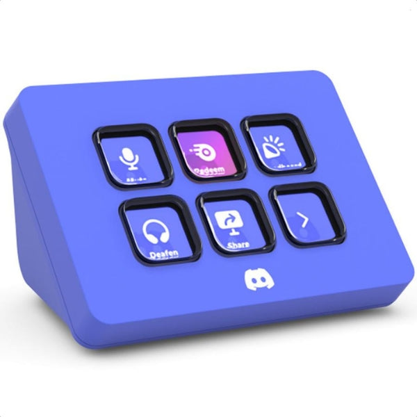 Controlador - Elgato - Stream Deck Mini - Discord Edition - 6 Keys - Customizable - USB-A - Mac & PC Compatible - 10GAI9931 - Blurple