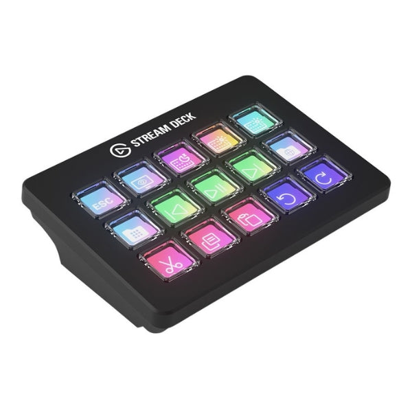 Controlador - Elgato - Stream Deck Scissor Keys Mark 2 - 15 LCD Keys - Customizable - USB-C - Mac & PC Compatible - 10GBL9901 - Negro