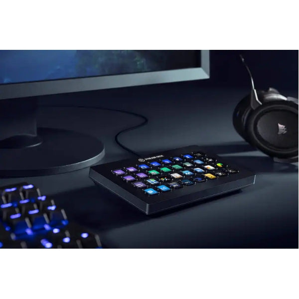 Controlador - Elgato - Stream Deck XL - 32 LCD Keys - Customizable - USB-C - Mac & PC Compatible - 10GAT9901 - Negro
