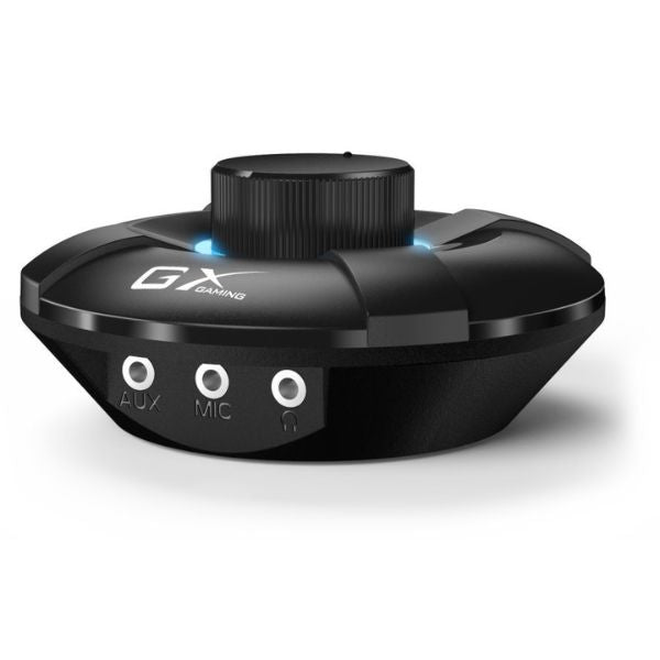 Corneta-Genius-Gaming-SW-G2.1-1000-Altavoces-paraJ-uegos-2.1-canales-3-piezas-26-Vatios-RCA3.5mm-Negro-luces-Azules-corneta