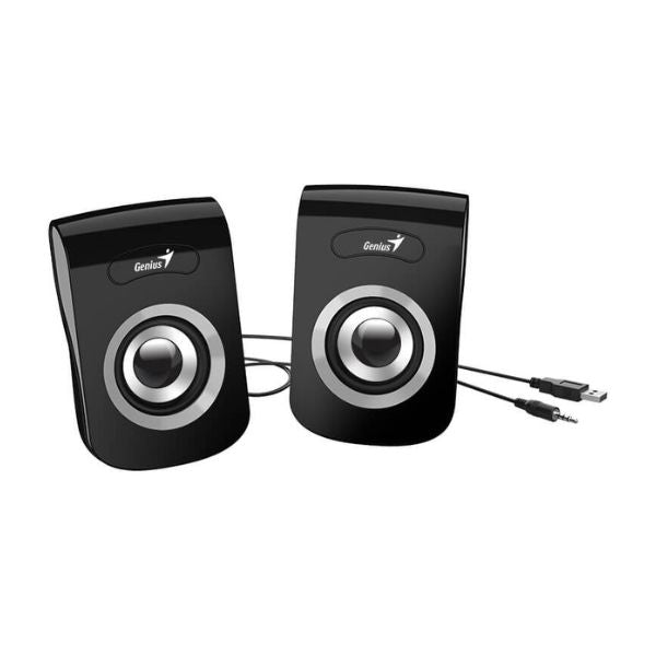 Corneta-Genius-SP-Q180-Altavoces-USB-estereo-2.0-6-W-enchufe-USB-audio-3.5mm-front