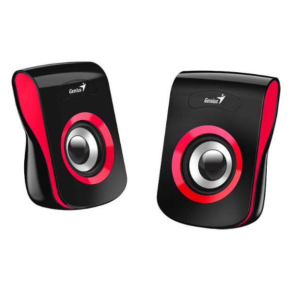 Corneta-Genius-SP-Q180-Altavoces-USB-estereo-2.0-6-W-enchufe-USB-audio-3.5mm-rojo2