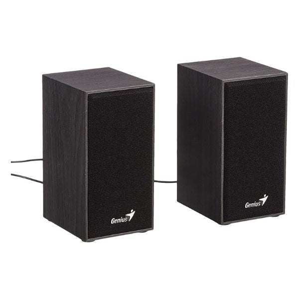 Corneta-GeniusSP-HF180-Altavoces-estero-de--Madera-USB-negro1
