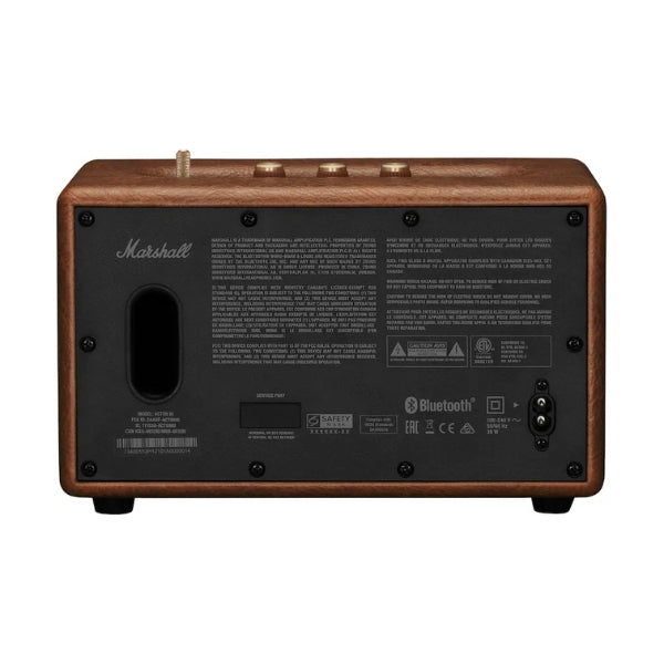 Corneta-para-el-hogar-Marshall-Acton-III-Bluetooth-con-controles-de-graves,-agudos-y-volumen-Marrón