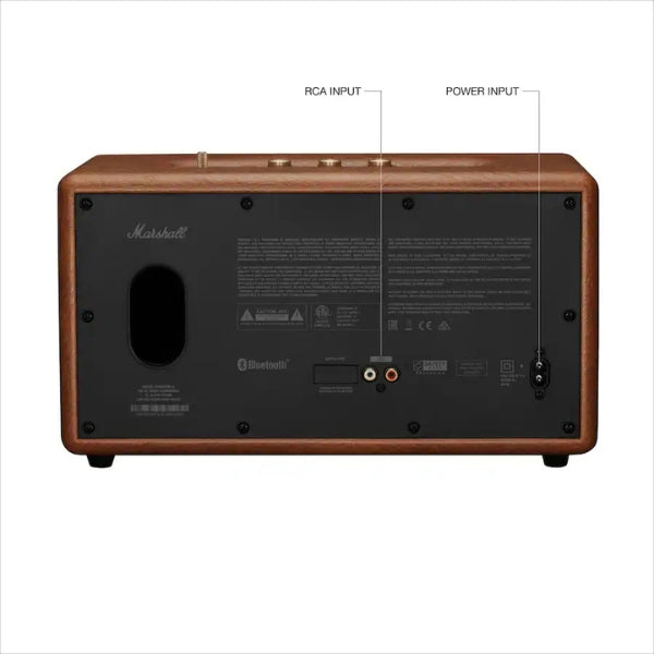 Corneta-para-el-hogar-Marshall-Stanmore-III-Bluetooth-con-controles-de-graves,-agudos-y-volumen-Marrón
