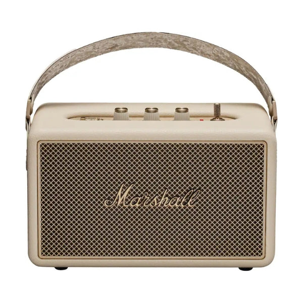 Corneta-portátil-Marshall-Kilburn-III-Bluetooth-con-batería-de-50-horas-y-entrada-auxiliar-Crema