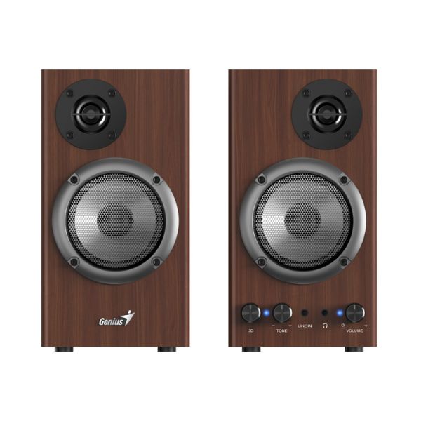 Cornetas-Genius-SP-HF500B-Altavoces-de-dos-vias-con-3D-Surround-16W-Audio-3.5mm-Type-C-3.5mm-Color-Madera-front