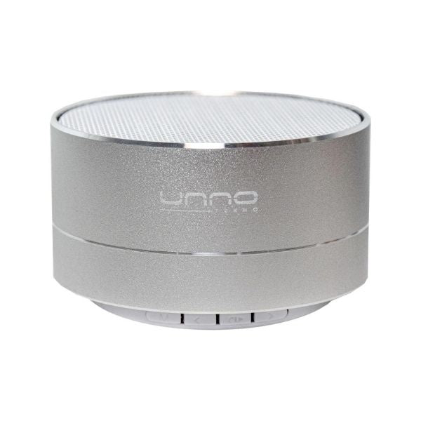 Cornetas-Unno-Tekno-Tempo-3.5Mm-Bluetooh-Radio-Plata-Sp9104-Sv-front
