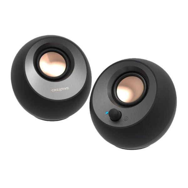 Cornetas para Computadora Creative Pebble V3 2.0 USB-C – Bluetooth 5.0 – Negro – 5MF1700AA001