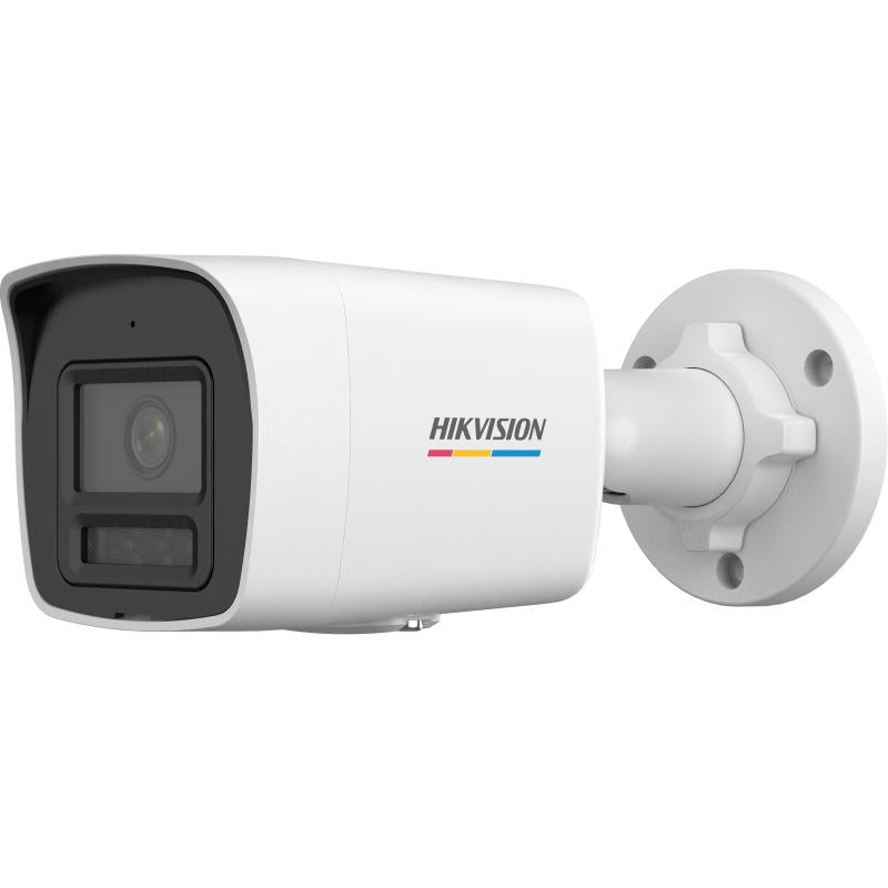 Cámara de Seguridad Hikvision - Bala IP 2 Megapixel - Lente 2.8 mm - Luz Blanca 30 mts - Imagen a Color 24 - DS2CD1027G2