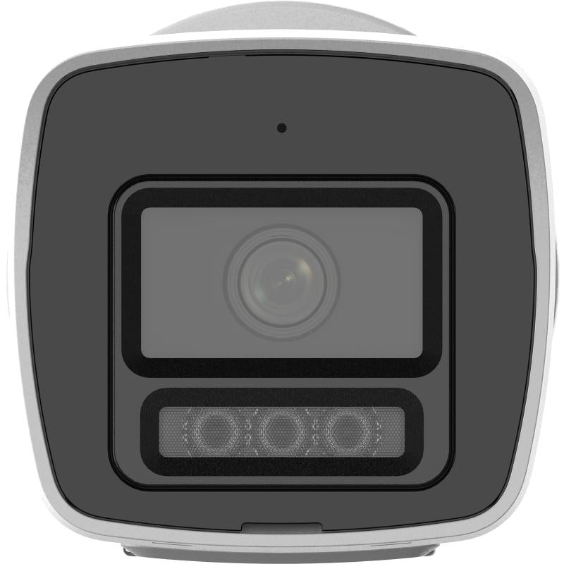 Cámara de Seguridad Hikvision - Bala IP 2 Megapixel - Lente 2.8 mm - Luz Blanca 30 mts - Imagen a Color 24 - DS2CD1027G2