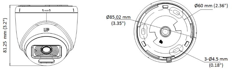 Cámara de Seguridad Hikvision - Turret TurboHD - Colorvu 3k - Lente De 2.8 mm - Luz Blanca Hasta 20 mtr - DS-2CE70KF0T-P