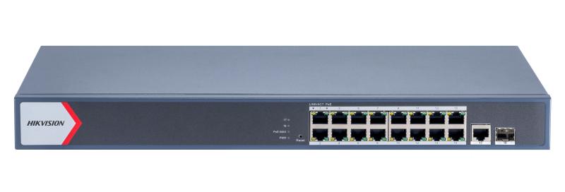 Switch PoE Hikvision - Estándar IEEE 802.3at - af - DS-3E1518P-EI/M
