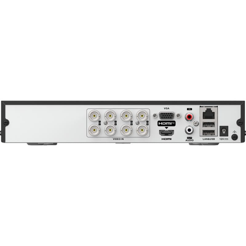DVR Hikvision - 8 Canales TURBOHD + 2 Canales IP - H.264+ - 1 Bahía de Disco Duro - Audio por Coaxitron - DS7208HGHIM1(C