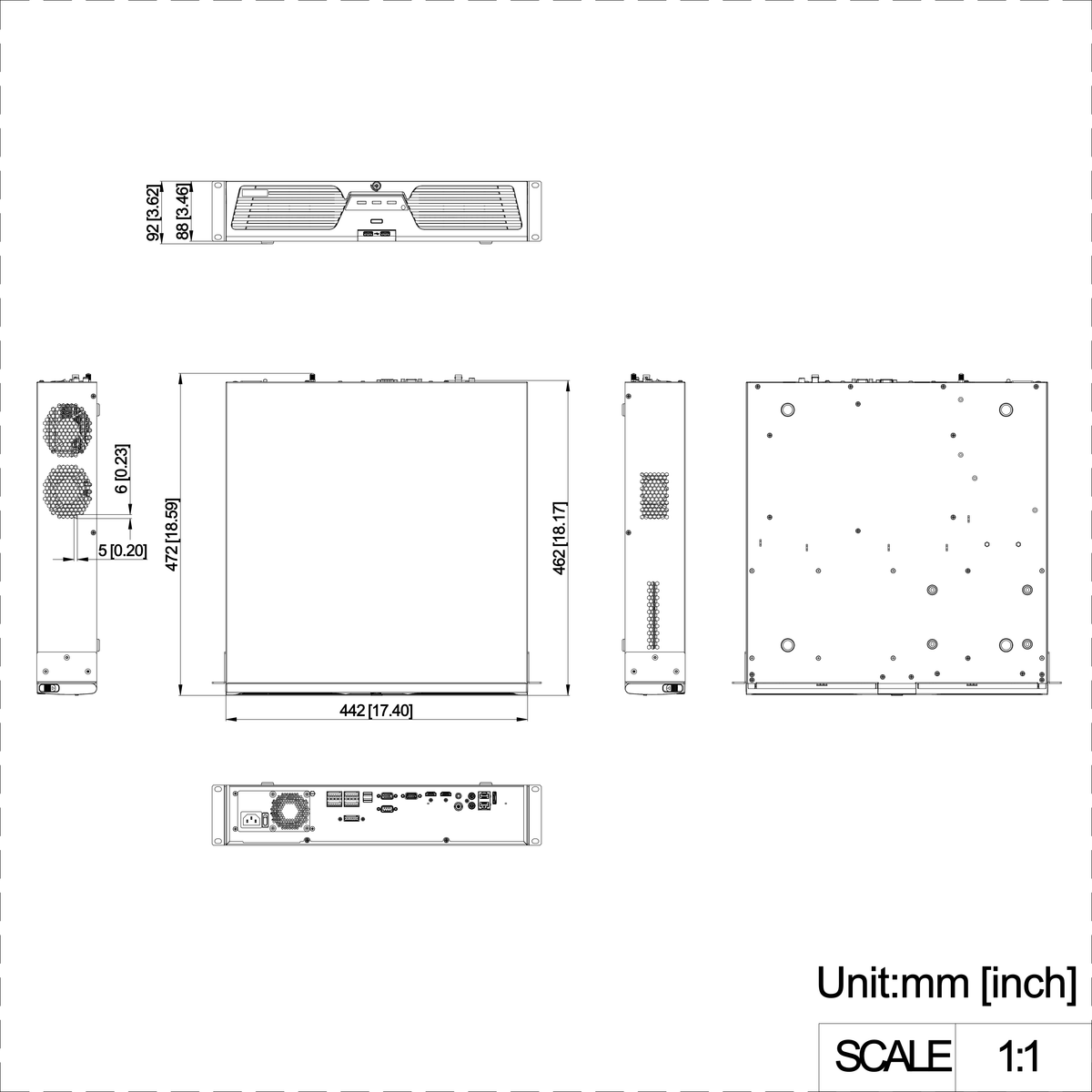 NVR Hikvision - 32 Canales IP - Soporta Cámaras con AcuSense - 8 Bahías de Disco Duro - 2 Tarjetas de Red - DS-9632NI-M8