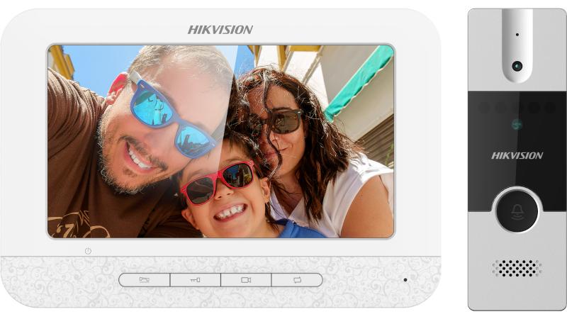 Micrófono Hikvision - Kit de Videoportero - Manos Libres con Pantalla LCD a Color de 7" - DSKIS202T
