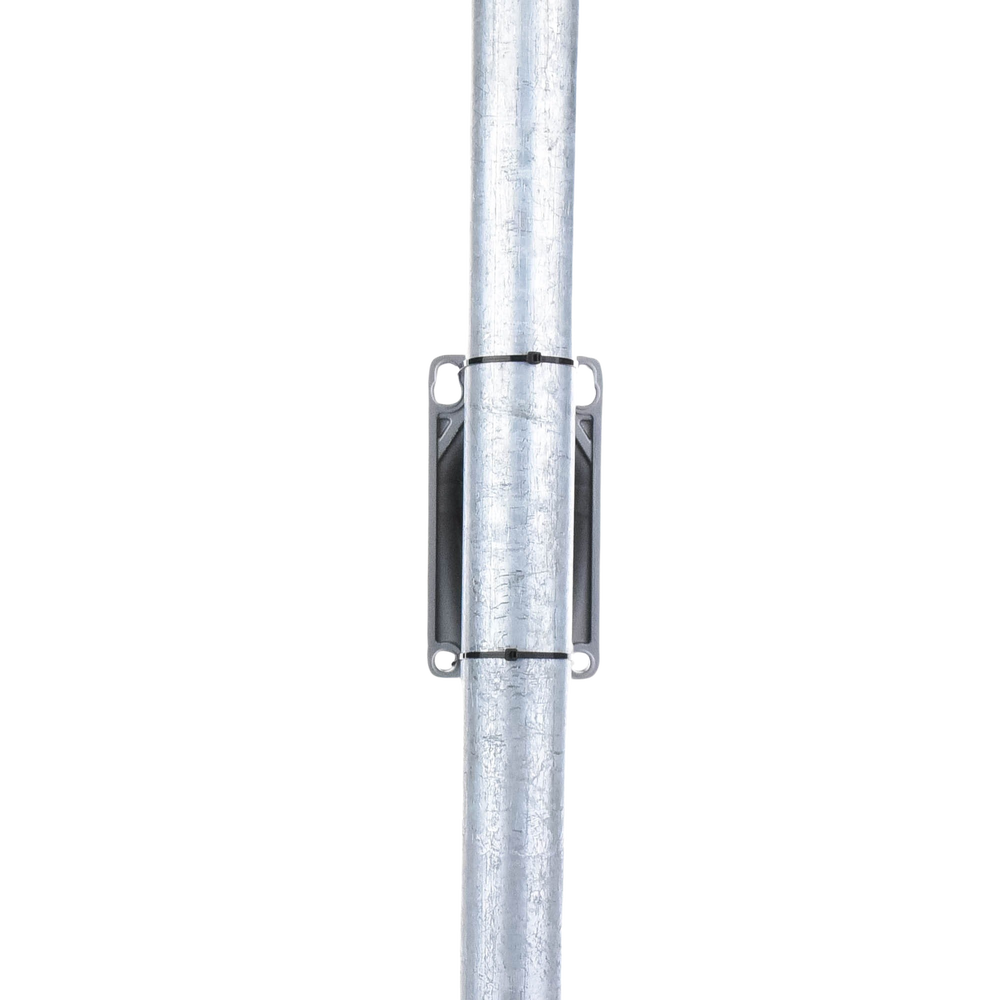 Accesorio de Vigilancia Hikvision - Montaje Vertical de Pared - Color Plata - Exterior - DS-1603ZJ-P