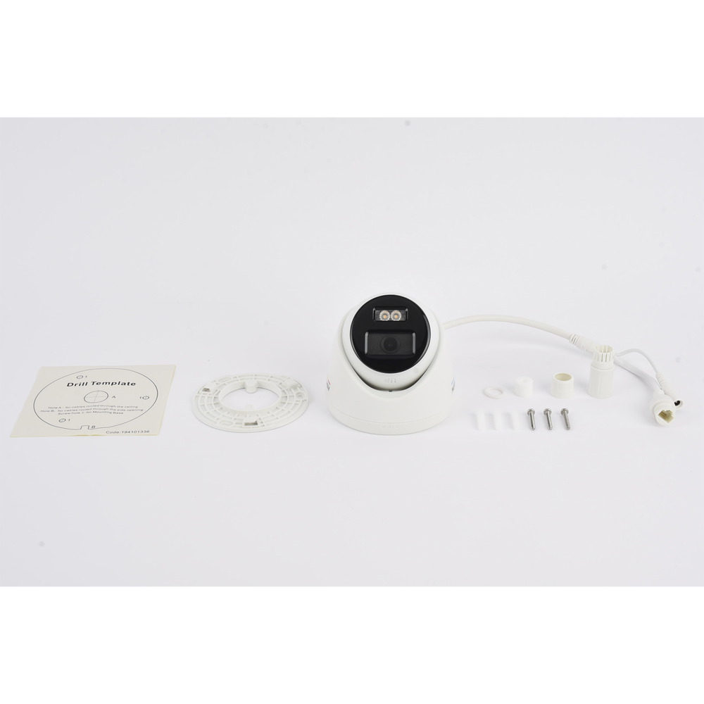 Cámara de Seguridad Hikvision - Turret IP 4 Megapixel - Imagen a Color 24 - 7 - PoE - DS-2CD1347G0-L(C)