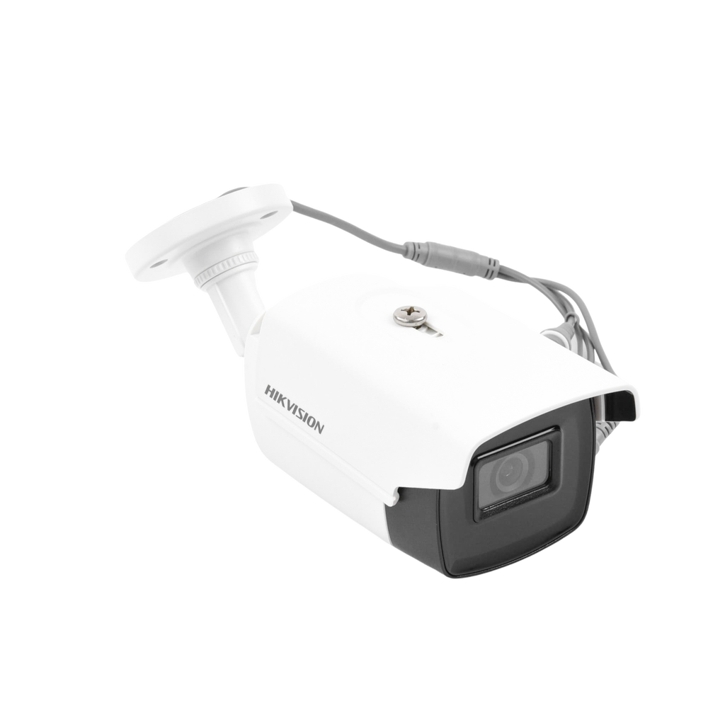 Cámara de Seguridad Hikvision - Bala TURBOHD 4K (8 Megapixeles) - Gran Angular 79º - Lente 2.8 mm - Exterior IP67 - DS-2