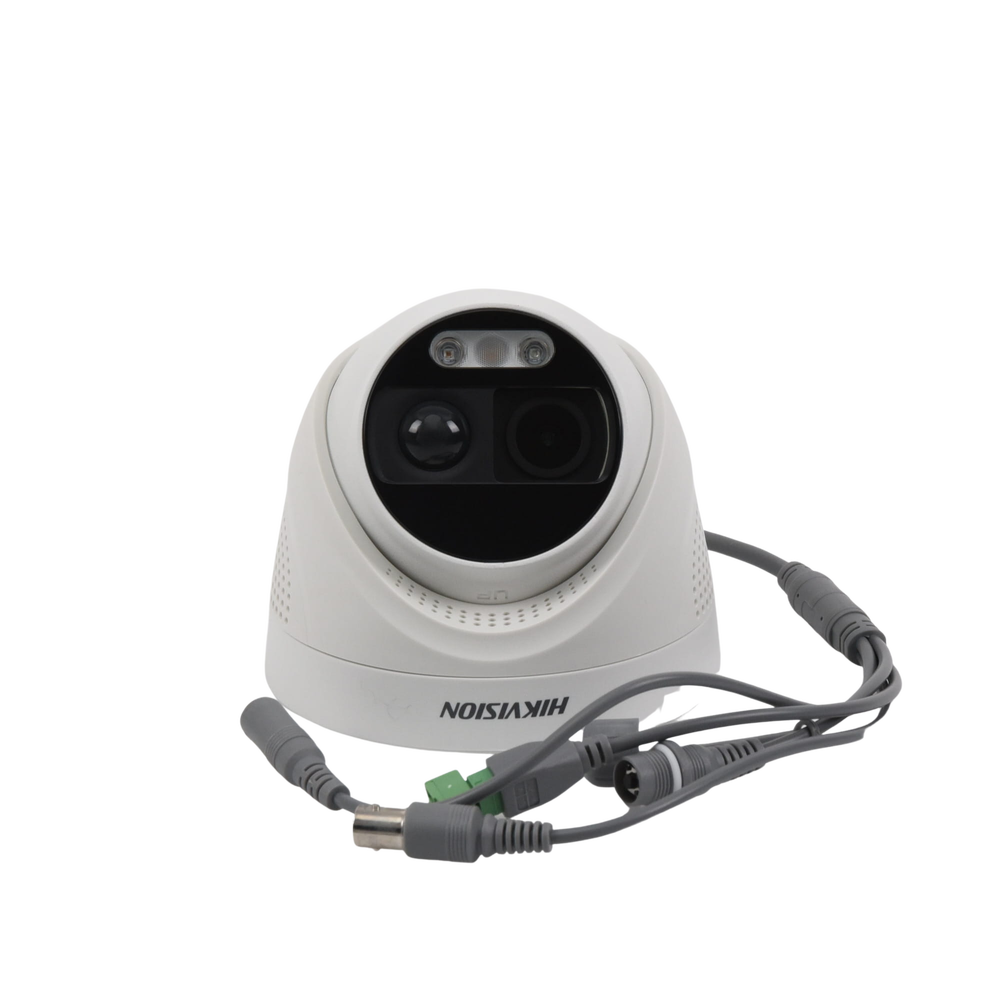 Cámara de Seguridad Hikvision - Domo TURBOHD 2 Megapixel (1080p) - Imagen a color 24 - 7 - Lente 2.8 mm - DS-2CE72DFT-PI