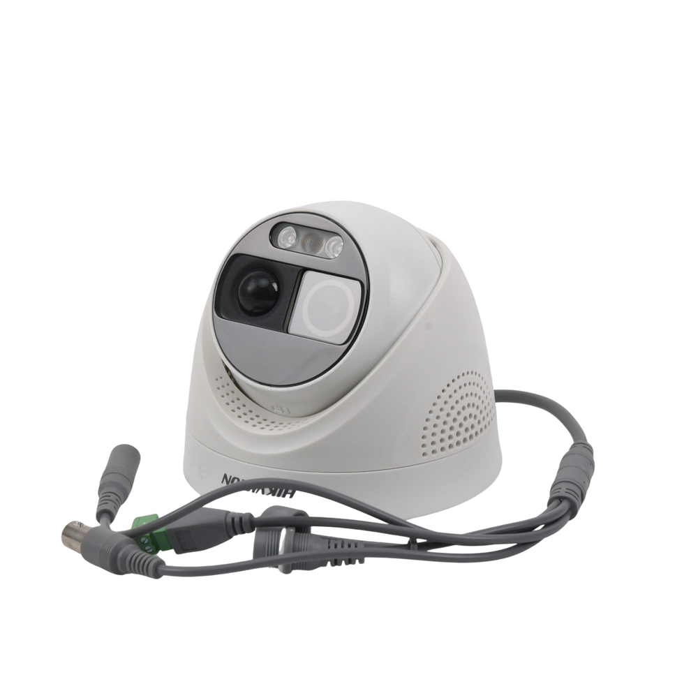 Cámara de Seguridad Hikvision - Domo TURBOHD 2 Megapixel (1080p) - Imagen a color 24 - 7 - Lente 2.8 mm - DS-2CE72DFT-PI