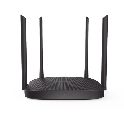 Equipo de Red Hikvision - Router Inalámbrico WISP Gigabit - Doble Banda AC (2.4 GHz y 5 GHz) - Hasta 1200 Mbps - 4 Puert