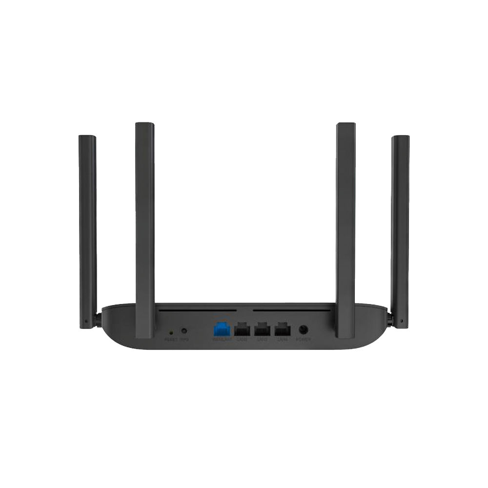 Equipo de Red Hikvision - Router Inalámbrico WISP Gigabit - Doble Banda AC (2.4 GHz y 5 GHz) - Hasta 1501 Mbps - 4 Puert