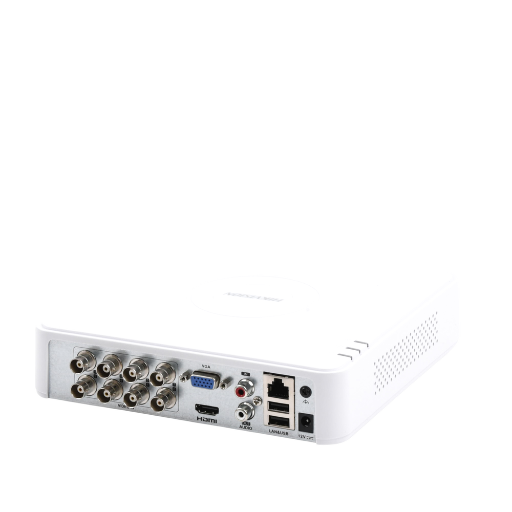 DVR Hikvision - 8 Canales TURBOHD - 1 Bahía de Disco Duro - H.265+ - Audio por Coaxitrion - DS-7108HGHI-M1(C)