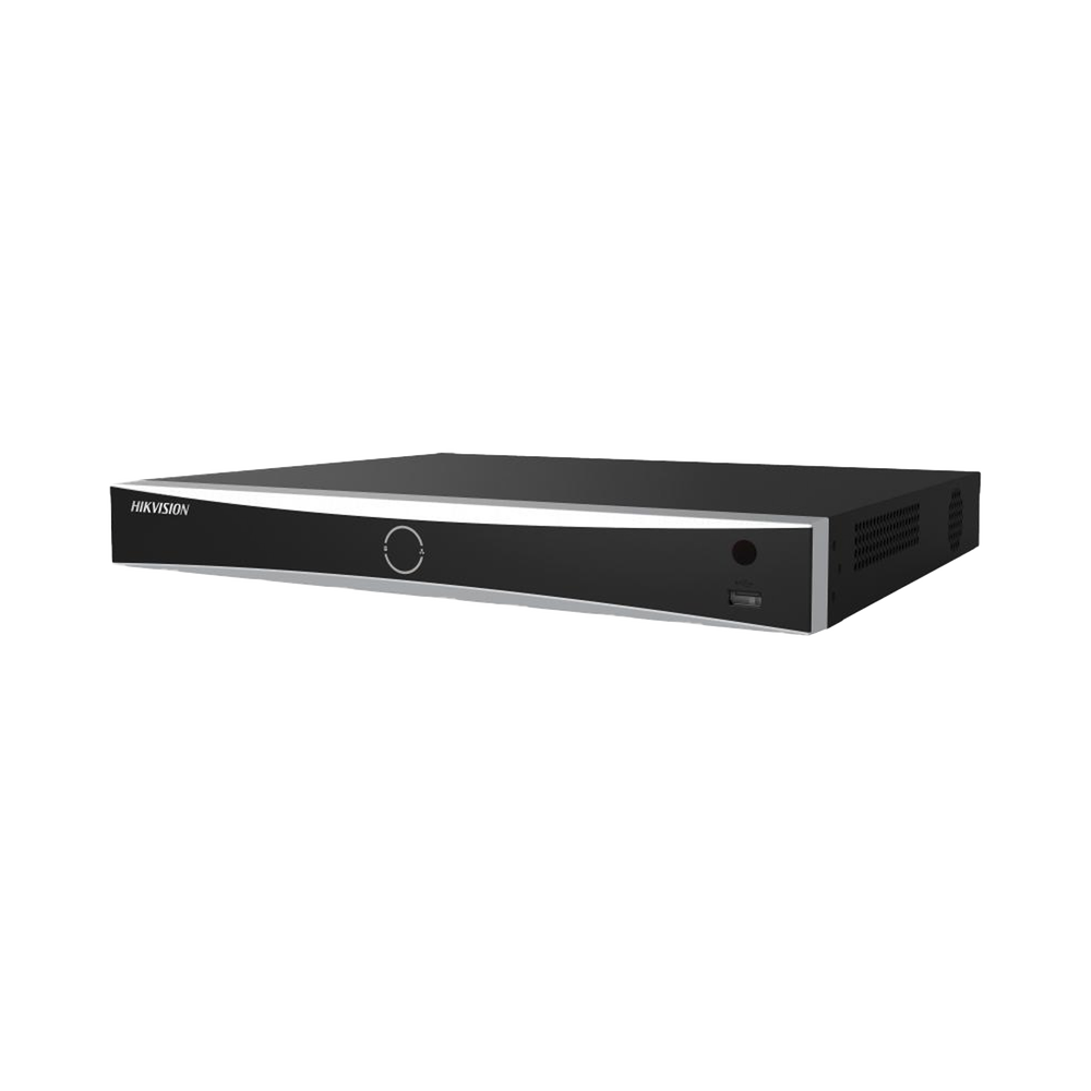 NVR Hikvision - 8 canales IP - 8 Puertos PoE+ - AcuSense (Evita Falsas Alarmas) - Reconocimiento Facial - DS-7608NXI-K2/