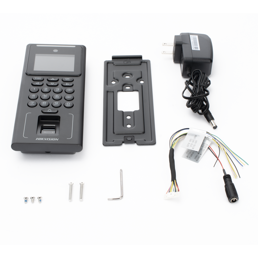 Control de Acceso Hikvision - Stand Alone - 3,000 Huellas - 3,000 Tarjetas - DS-K1T321MFWX