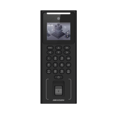 Control de Acceso Hikvision - Stand Alone - 3,000 Huellas - 3,000 Tarjetas - DS-K1T321MFWX