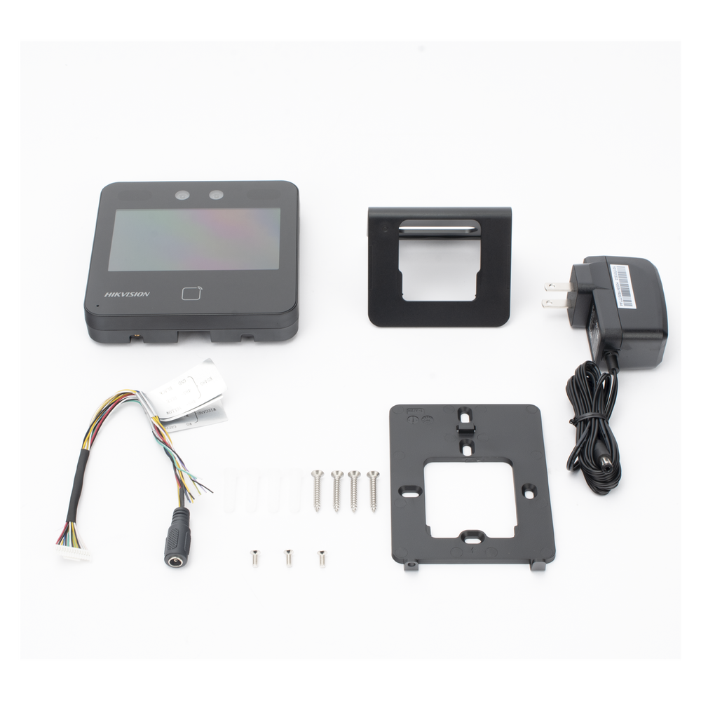 Control de Acceso Hikvision - Terminal WiFi - 1500 Rostros y 3,000 tarjetas - Lee códigos QR - Videoportero - DS-K1T343M