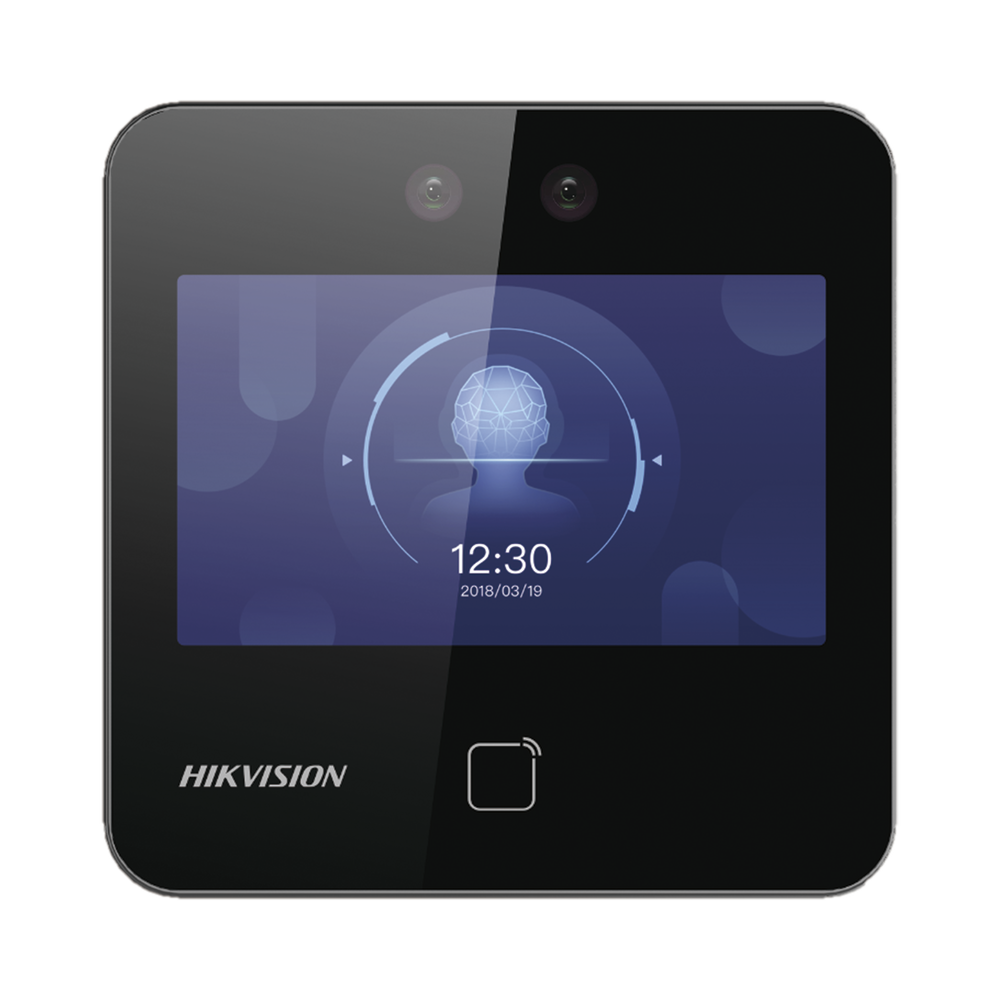 Control de Acceso Hikvision - Terminal WiFi - 1500 Rostros y 3,000 tarjetas - Lee códigos QR - Videoportero - DS-K1T343M