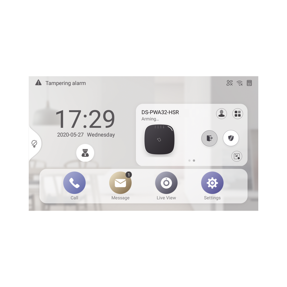 Videoportero Hikvision - Monitor Touch IP - WiFi - ANDROID 7" - CENTRO DE ADMINISTRACIÓN - DS-KH9310-WTE1