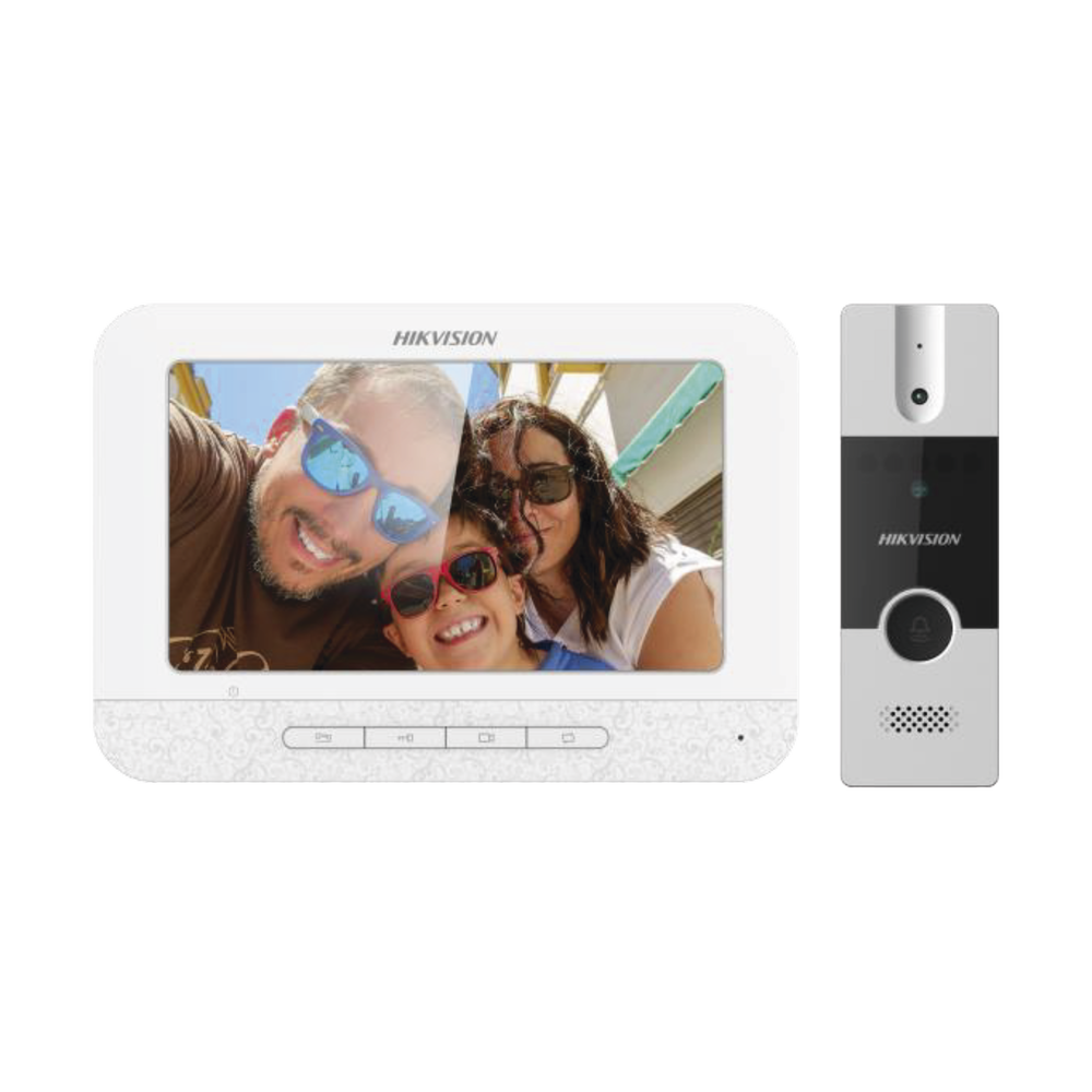 Micrófono Hikvision - Kit de Videoportero - Manos Libres con Pantalla LCD a Color de 7" - DSKIS202T