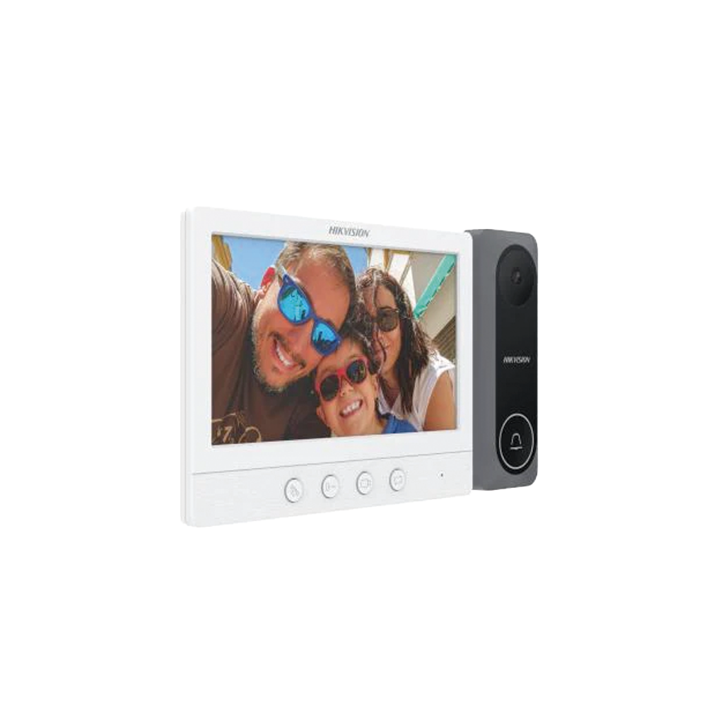 Videoportero Hikvision - Frente de Calle para Exterior de Policarbonato - 720p (1 Megapíxel )130° de Visión (Gran Angula