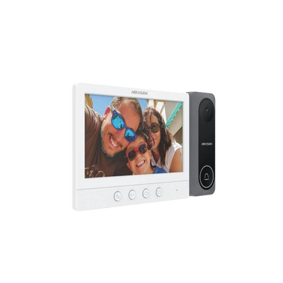 Videoportero Hikvision - Frente de Calle para Exterior de Policarbonato - 720p (1 Megapíxel )130° de Visión (Gran Angula