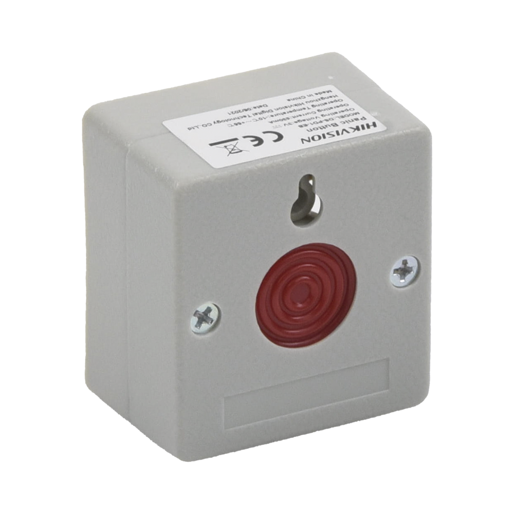 Botón de Pánico Hikvision - Compatible con Cualquier Panel de Alarma - LLave de Seguridad - NO - NA - DS-PD1-EB