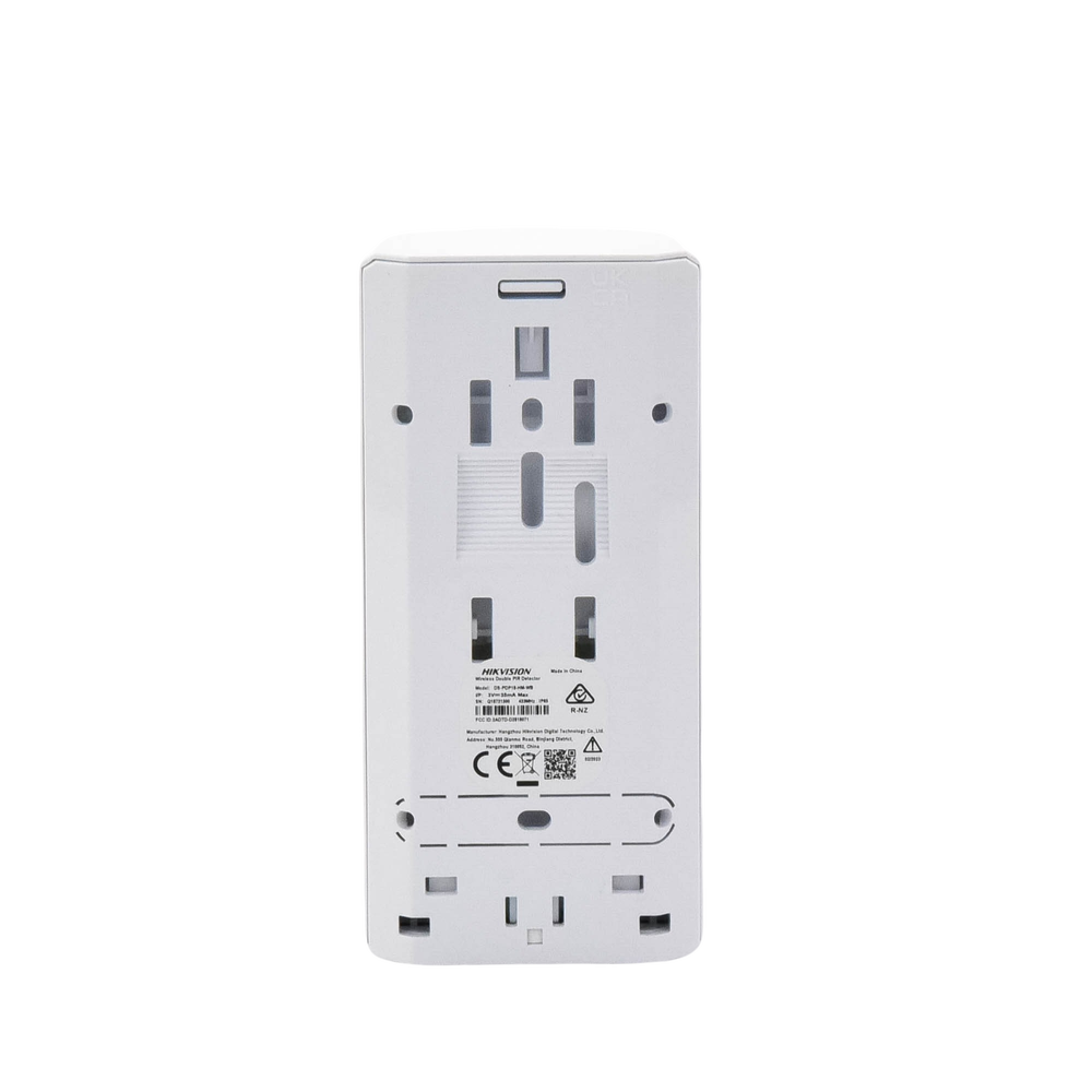 Sensor de Seguridad Hikvision - (AX PRO) Detector PIR Dual-Tech Exterior IP65 - Rango de Detección 18 mts de Profundidad