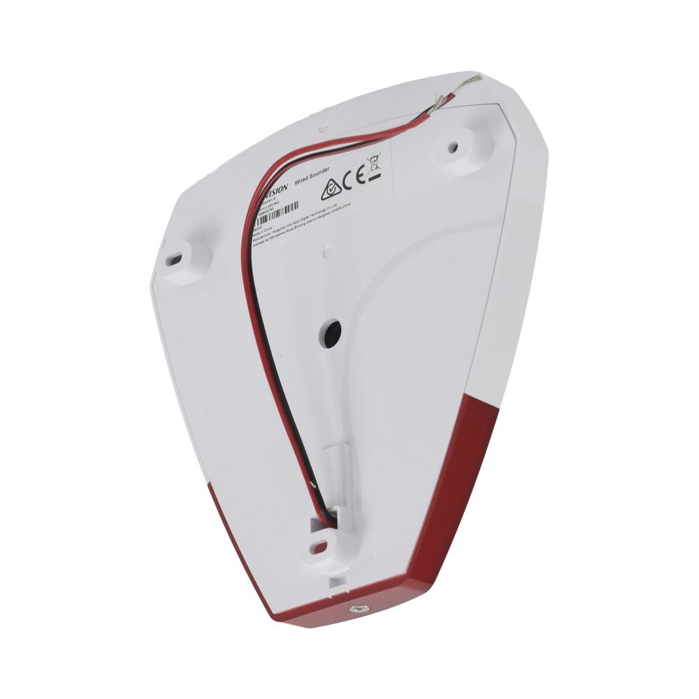Sirena Hikvision - Ideal para cualquier Panel de Alarma - Roja - DS-PS1-R