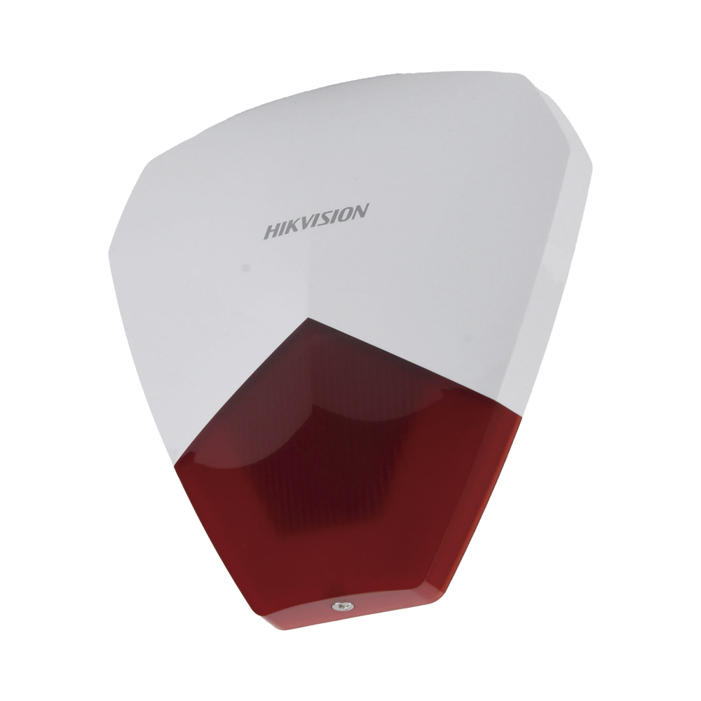 Sirena Hikvision - Ideal para cualquier Panel de Alarma - Roja - DS-PS1-R